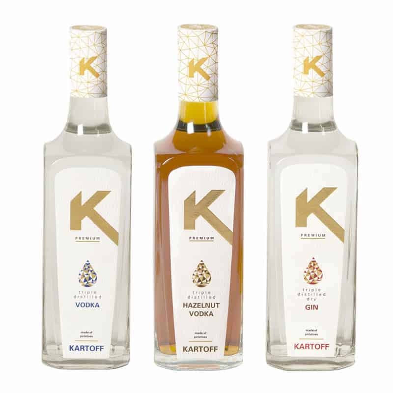 Horvath's Spirituosen Kartoff Vodka, Gin & Hazelnut